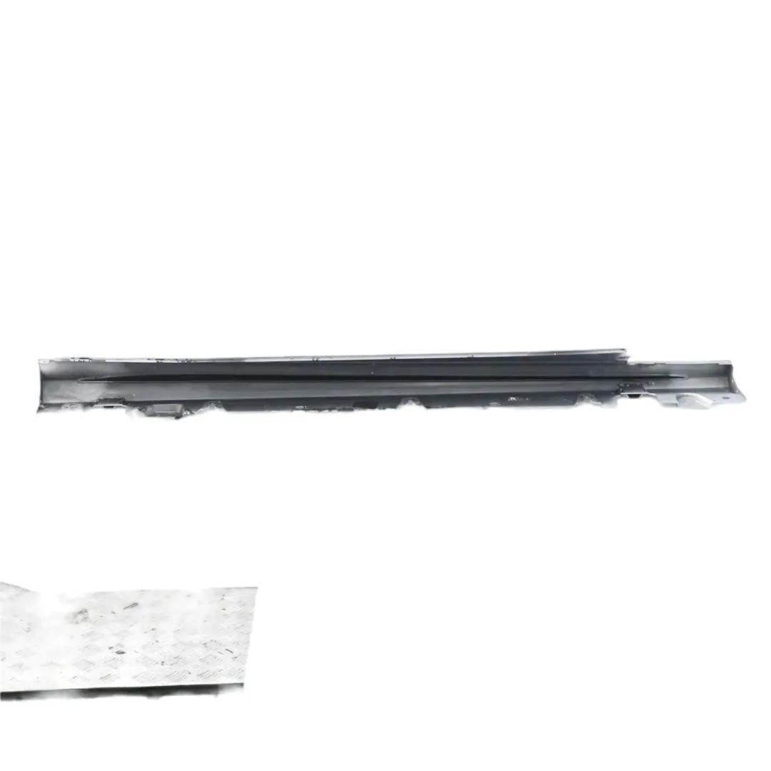 Mercedes W205 Side Skirt Left N/S Door Sill Cover Iridium Silver Metallic - 775 - SKU A2056981354-IRS2 - Part number A2056981354