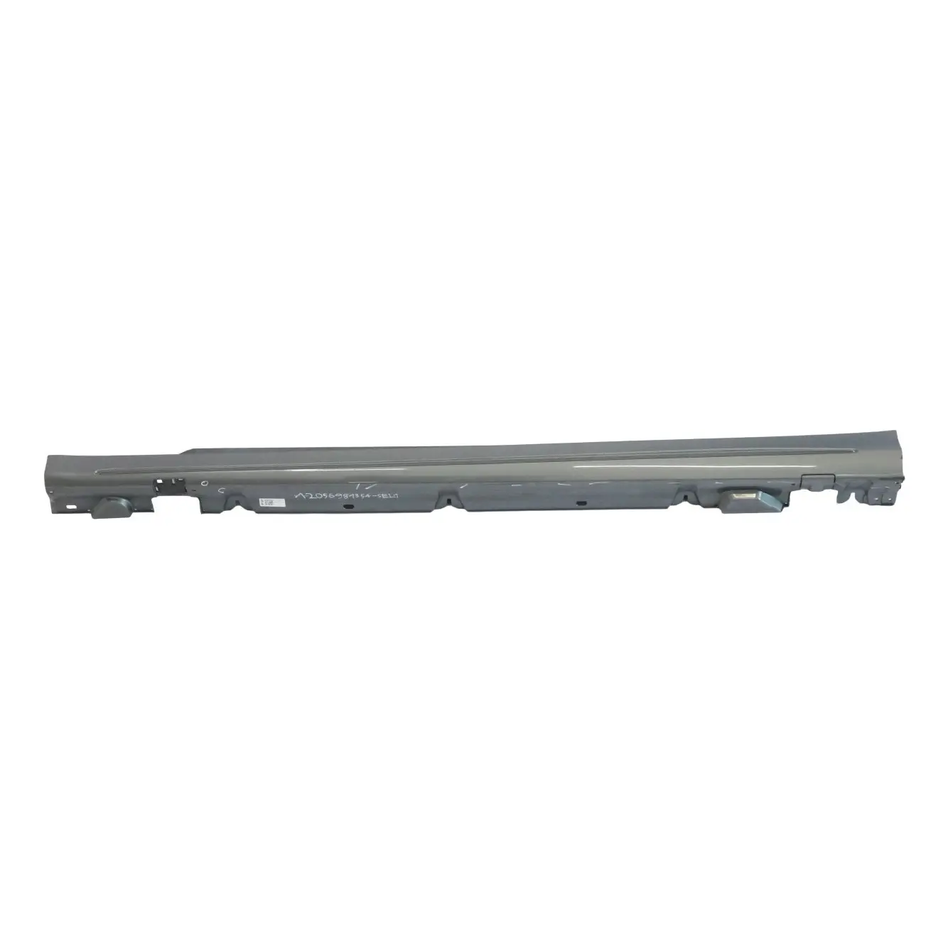 Mercedes W205 Faldón lateral izquierdo Cubre umbral de puerta Gris selenita 992