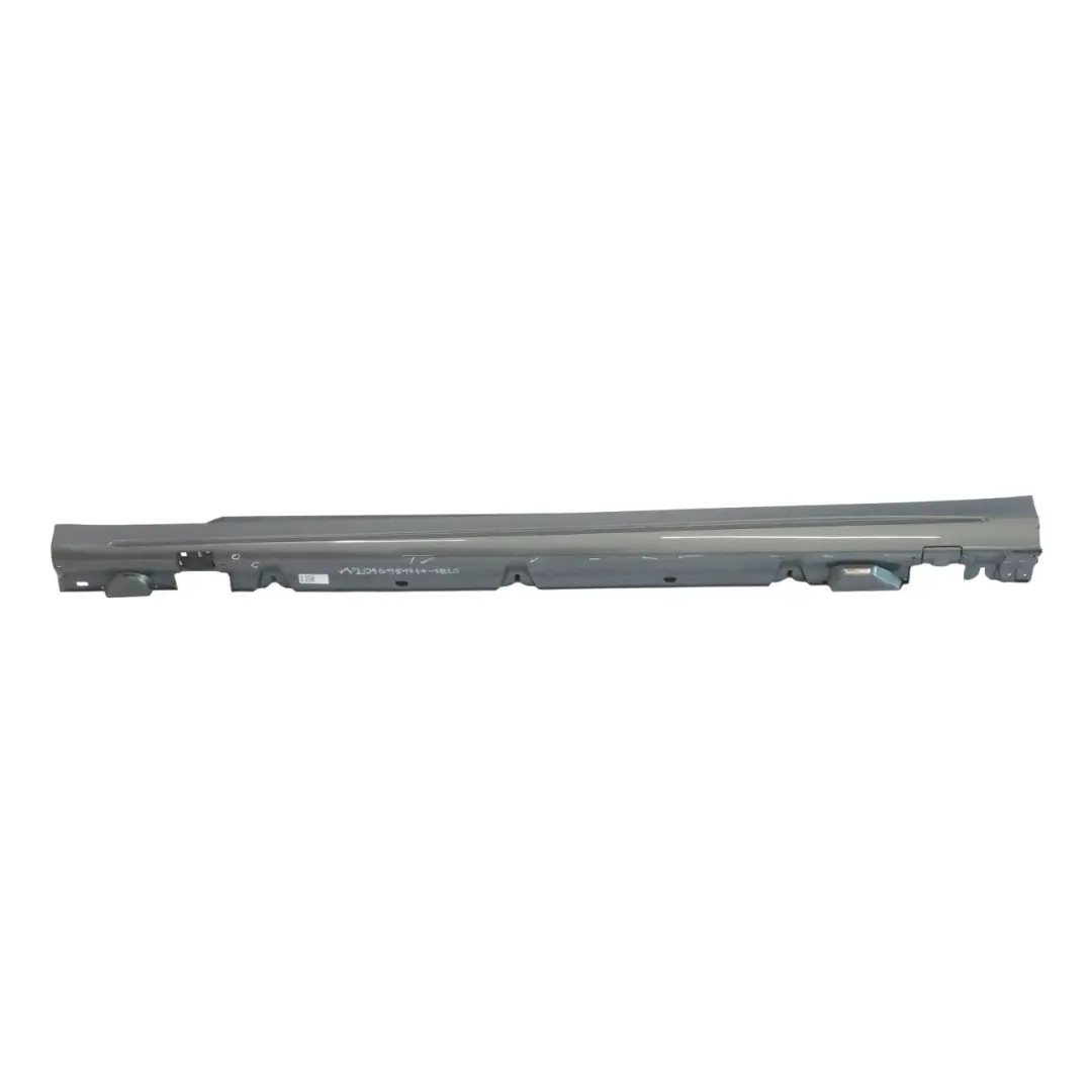 Mercedes W205 Side Skirt Left N/S Door Sill Cover Selenite Grey Metallic - 992 - SKU A2056981354-SEL1 - Part number A2056981354