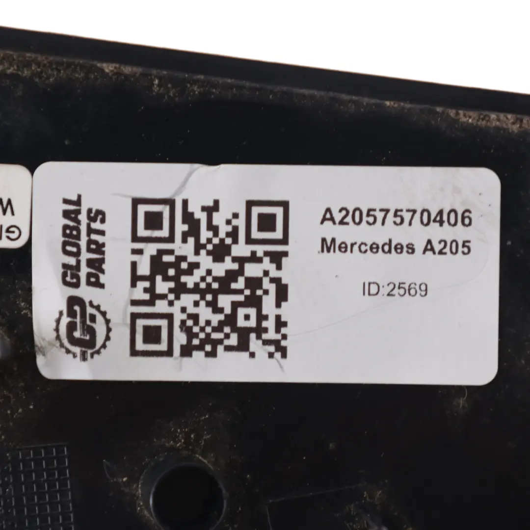 Mercedes A205 Cabrio Folding Roof Panel Cover Upper Right - SKU A2057570406 - Part number A2057570406