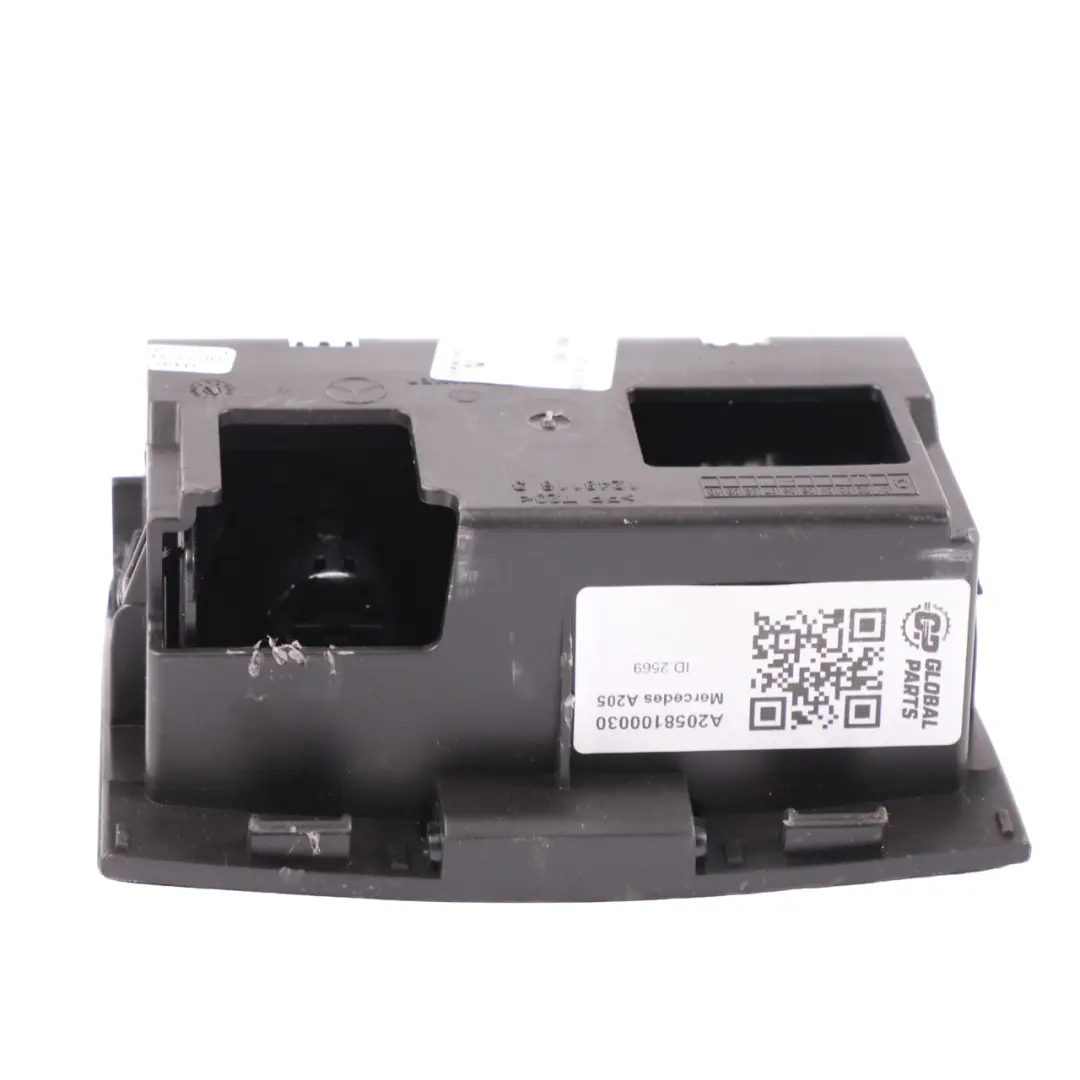 Ashtray Mercedes A205 Center Console Rear Storage Lighter Black to with Part number A2058100030 Ashtray Mercedes A205 Center Console Rear Storage Lighter Black - SKU A2058100030 - Part number A2058100030
