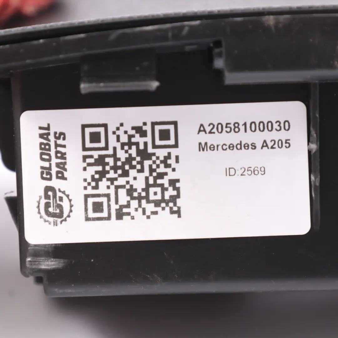  Ashtray Mercedes A205 Center Console Rear Storage Lighter Black - SKU A2058100030 - Part number A2058100030