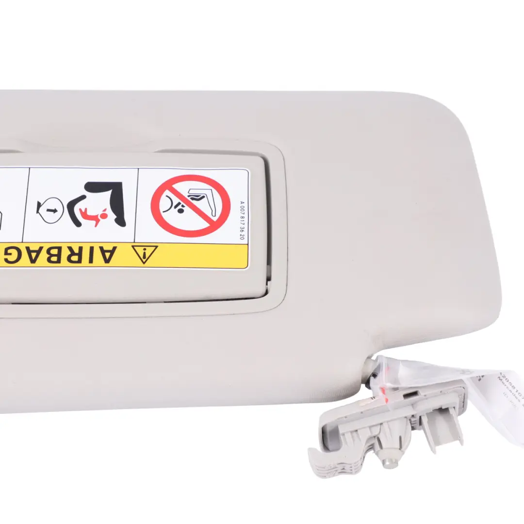  Visiera parasole Mercedes X253 Specchio etichetta sinistra grigio - SKU A2058107304-2 - Numero di parte A2058107304