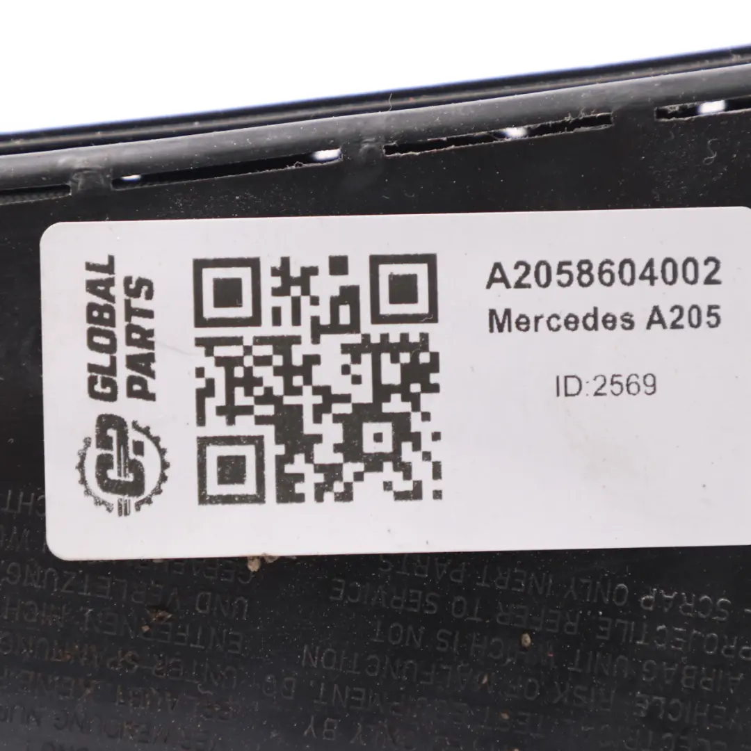  Modulo aria SRS Mercedes A205 Sedile anteriore lato destro Modulo sicurezza - SKU A2058604002 - Numero di parte A2058604002