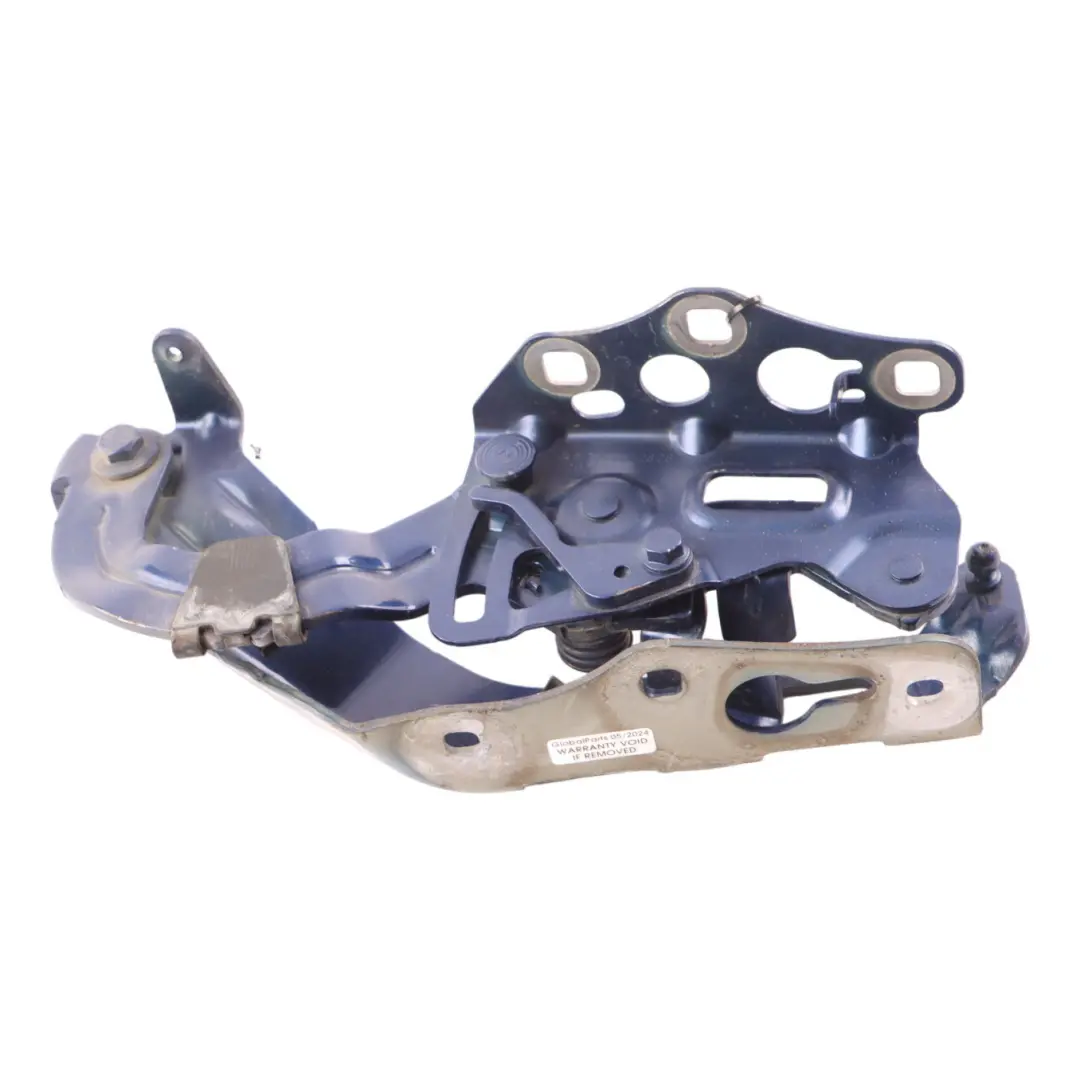Hood Cover Hinge Left N/S Brilliant Blue- 896 to Mercedes W205 Engine with Part number A2058800828 Mercedes W205 Engine Hood Cover Hinge Left N/S Brilliant Blue- 896 - SKU A2058800828-BRB - Part number A2058800828