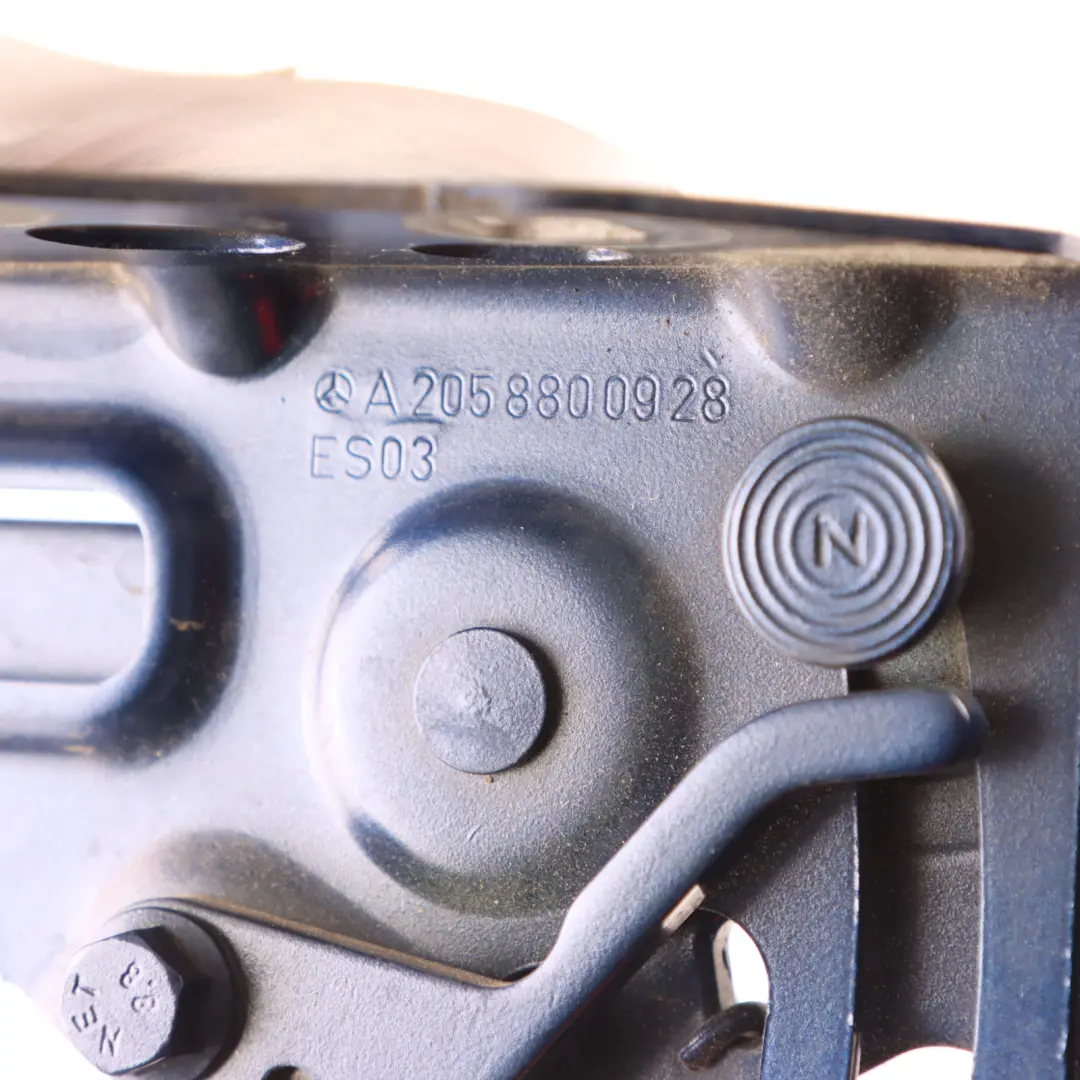 Engine Hood Hinge Mercedes W205 Right O/S Brilliant Blue- 896 - SKU A2058800928-BRB - Part number A2058800928