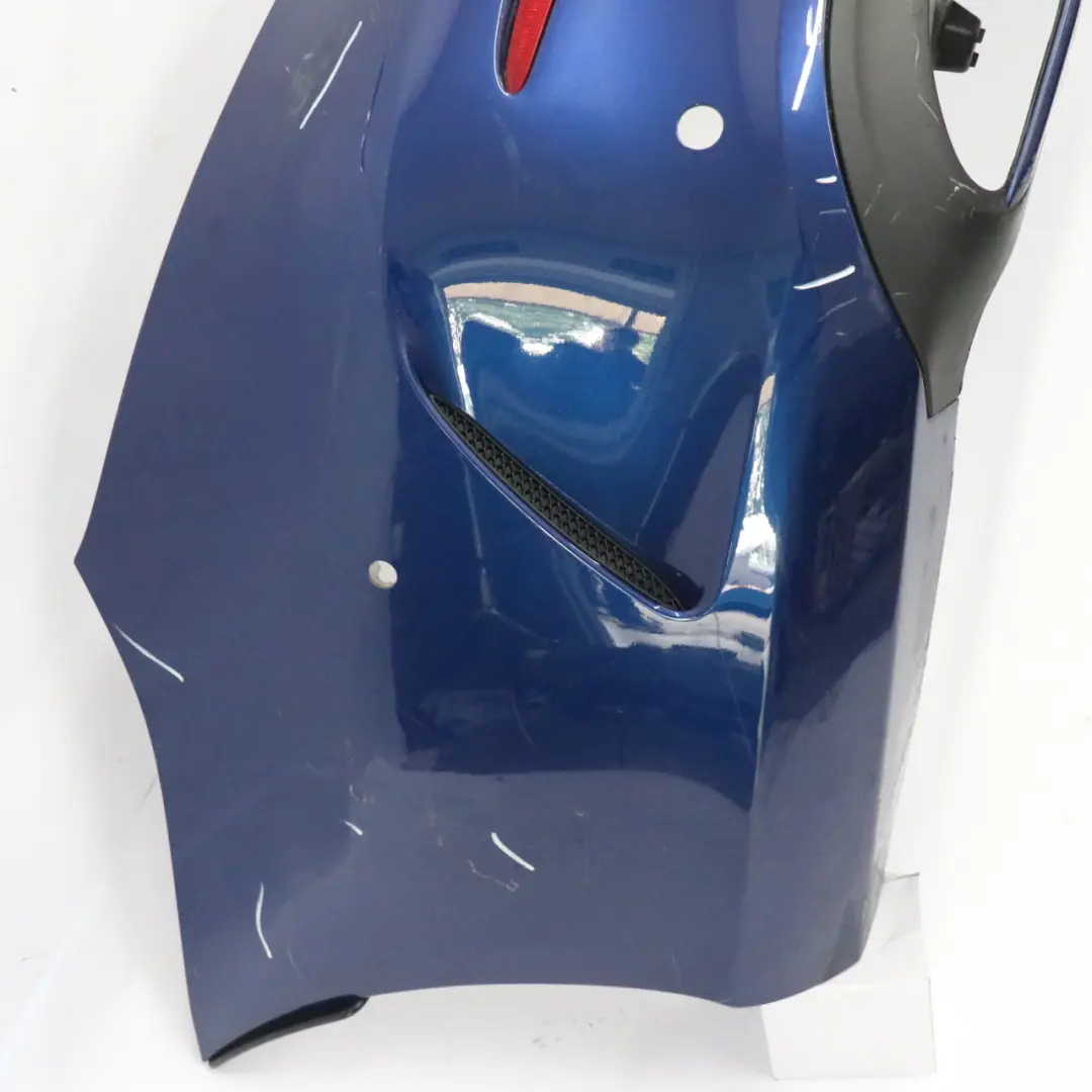 Mercedes C205 Bumper Rear Trim Panel Covering AMG Brilliant Blue Metallic - 896 - SKU A2058808803-BRB - Part number A2058808803