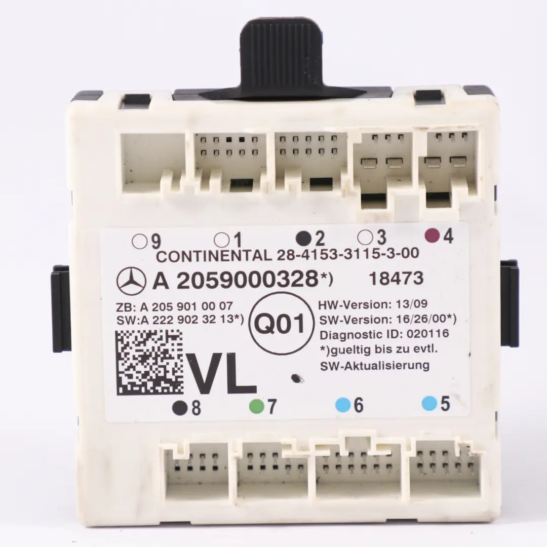  Door Module Mercedes GLC X253 Front Door Left Control Module - SKU A2059000328 - Part number A2059000328
