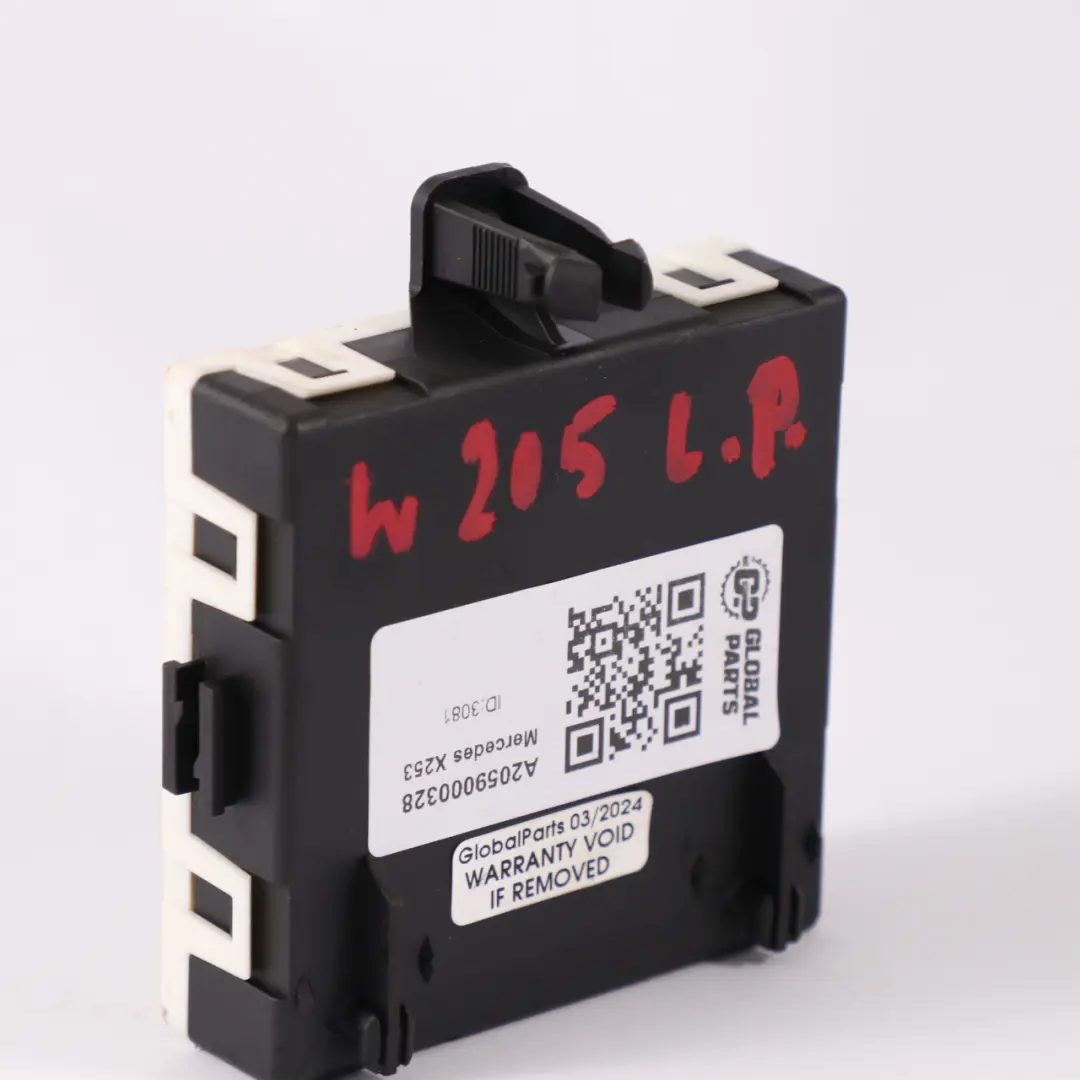  Modulo porta Mercedes X253 Modulo controllo porta anteriore sinistra - SKU A2059000328 - Numero di parte A2059000328