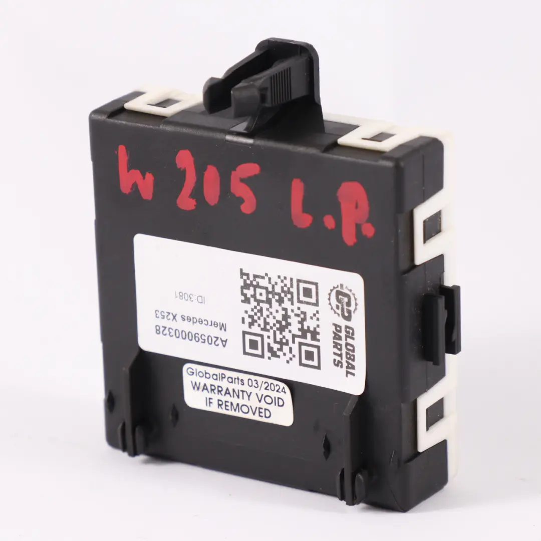 Door Module Mercedes GLC X253 Front Door Left Control Module to with Part number A2059000328 Door Module Mercedes GLC X253 Front Door Left Control Module - SKU A2059000328 - Part number A2059000328