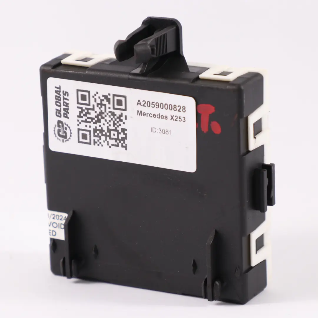 Door Module Mercedes GLC X253 Rear Door Left Control Module to with Part number A2059000828 Door Module Mercedes GLC X253 Rear Door Left Control Module - SKU A2059000828 - Part number A2059000828