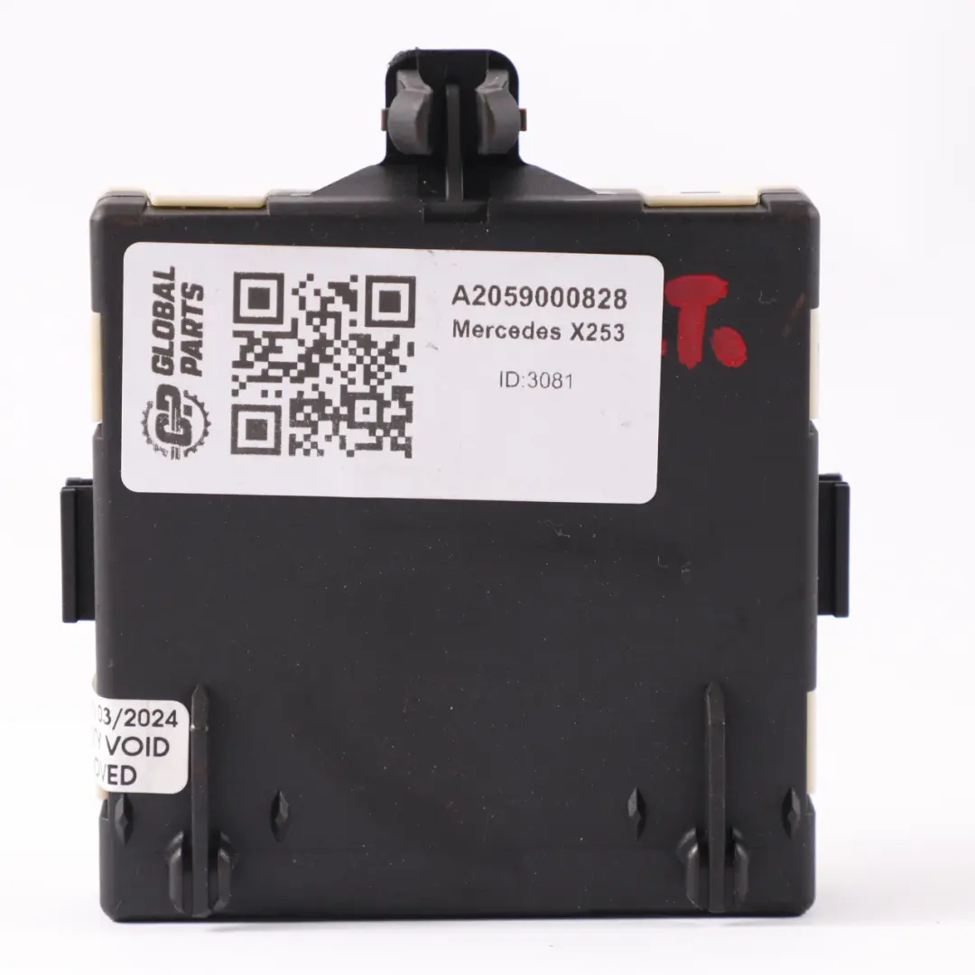 Türmodul Mercedes GLC X253 Hintere Tür links Steuermodul für mit Teilenummer A2059000828 Türmodul Mercedes GLC X253 Hintere Tür links Steuermodul - SKU A2059000828 - Teilenummer A2059000828
