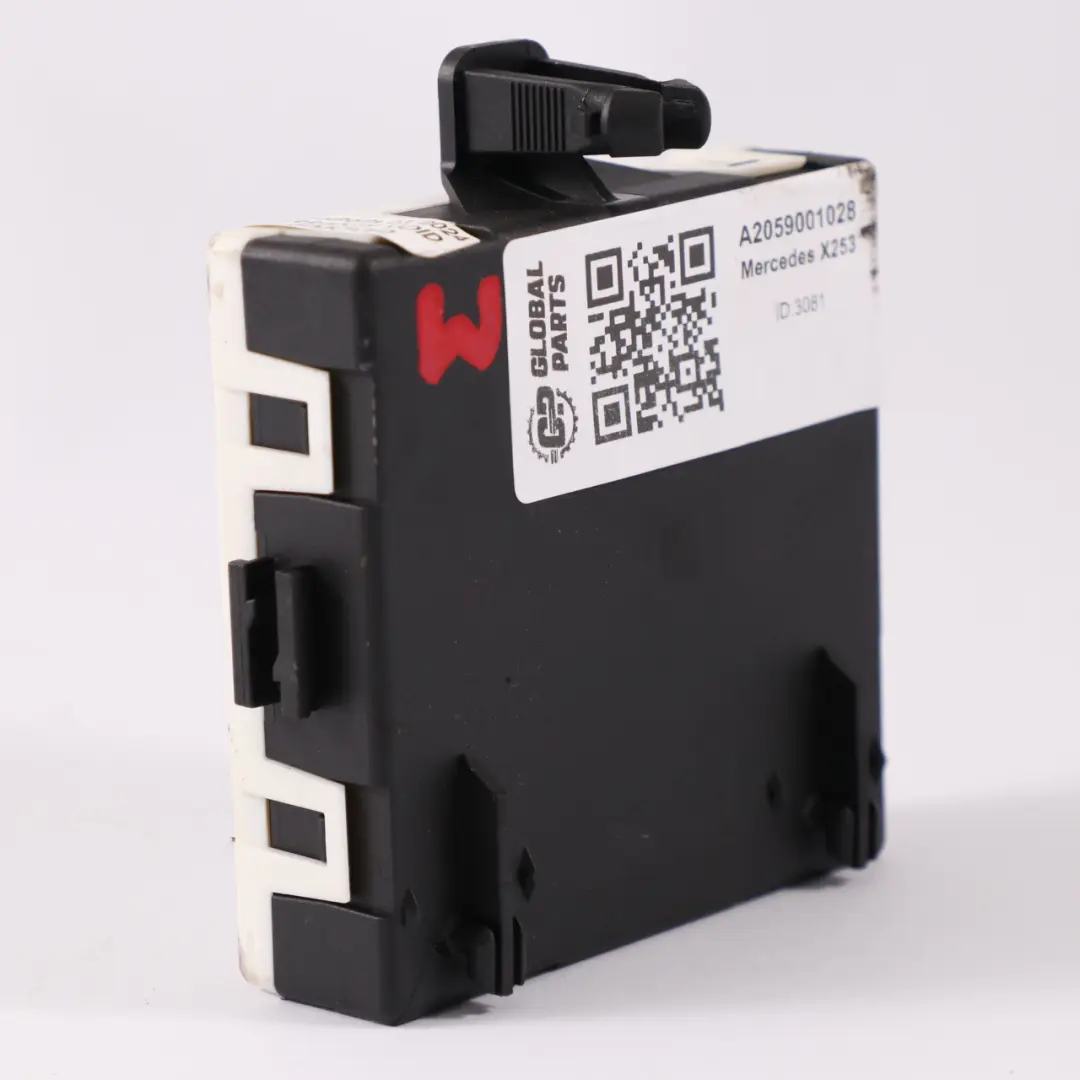 Door Module Mercedes GLC X253 Rear Door Right Control Module to with Part number A2059001028 Door Module Mercedes GLC X253 Rear Door Right Control Module - SKU A2059001028 - Part number A2059001028