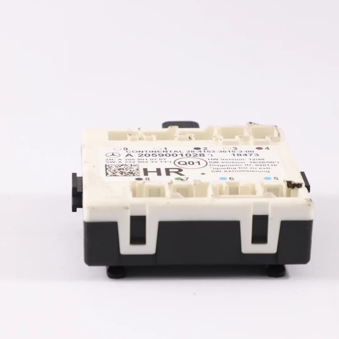 Module porte Mercedes GLC X253 Module contrôle porte arrière droite pour à propos du numéro de pièce A2059001028 Module porte Mercedes GLC X253 Module contrôle porte arrière droite - SKU A2059001028 - Numéro de pièce A2059001028