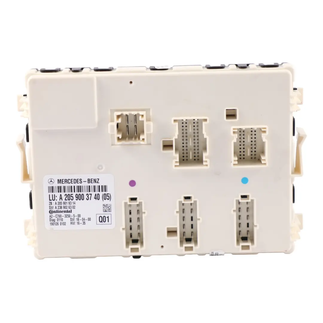 Module de l'unité de contrôle du confort du cabriolet pour Mercedes A205 à propos du numéro de pièce A2059003740 Mercedes A205 Module de l'unité de contrôle du confort du cabriolet - SKU A2059003740 - Numéro de pièce A2059003740