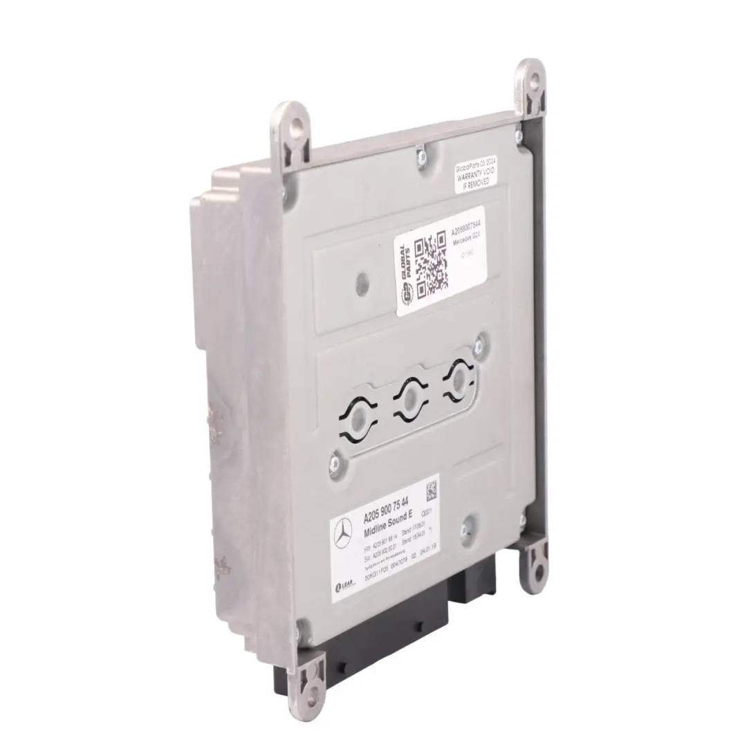 Midline Sound E Amplifier Module Unit AMP to Mercedes W205 with Part number A2059007544 Mercedes W205 Midline Sound E Amplifier Module Unit AMP - SKU A2059007544 - Part number A2059007544