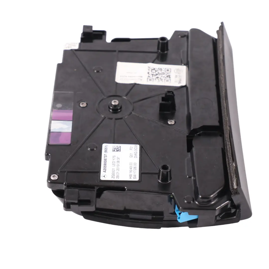 Techo Luz Lectura Lámpara Unidad Control para Mercedes A205 Cabrio con número de pieza A2059008737 Mercedes A205 Cabrio Techo Luz Lectura Lámpara Unidad Control - SKU A2059008737 - Número de pieza A2059008737