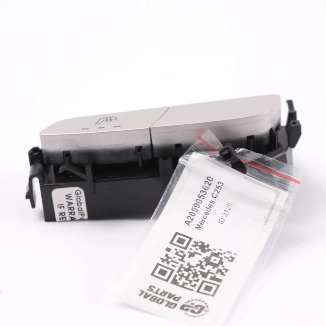 Door Interior Seat Heat Switch Front Right O/S to Mercedes C205 C253 with Part number A2059053620 Mercedes C205 C253 Door Interior Seat Heat Switch Front Right O/S - SKU A2059053620 - Part number A2059053620