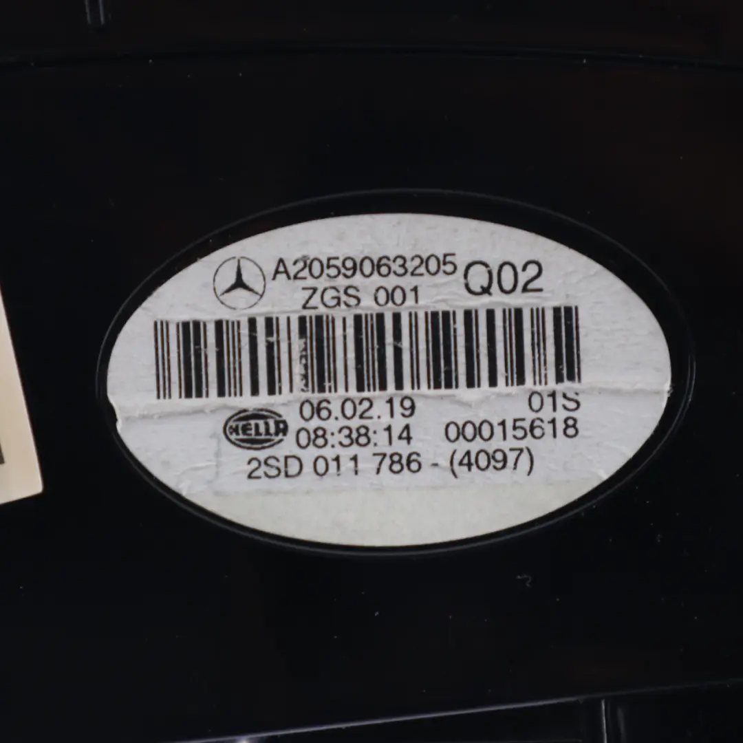 Mercedes C205 Fanale posteriore destro Pannello posteriore - SKU A2059063205 - Numero di parte A2059063205