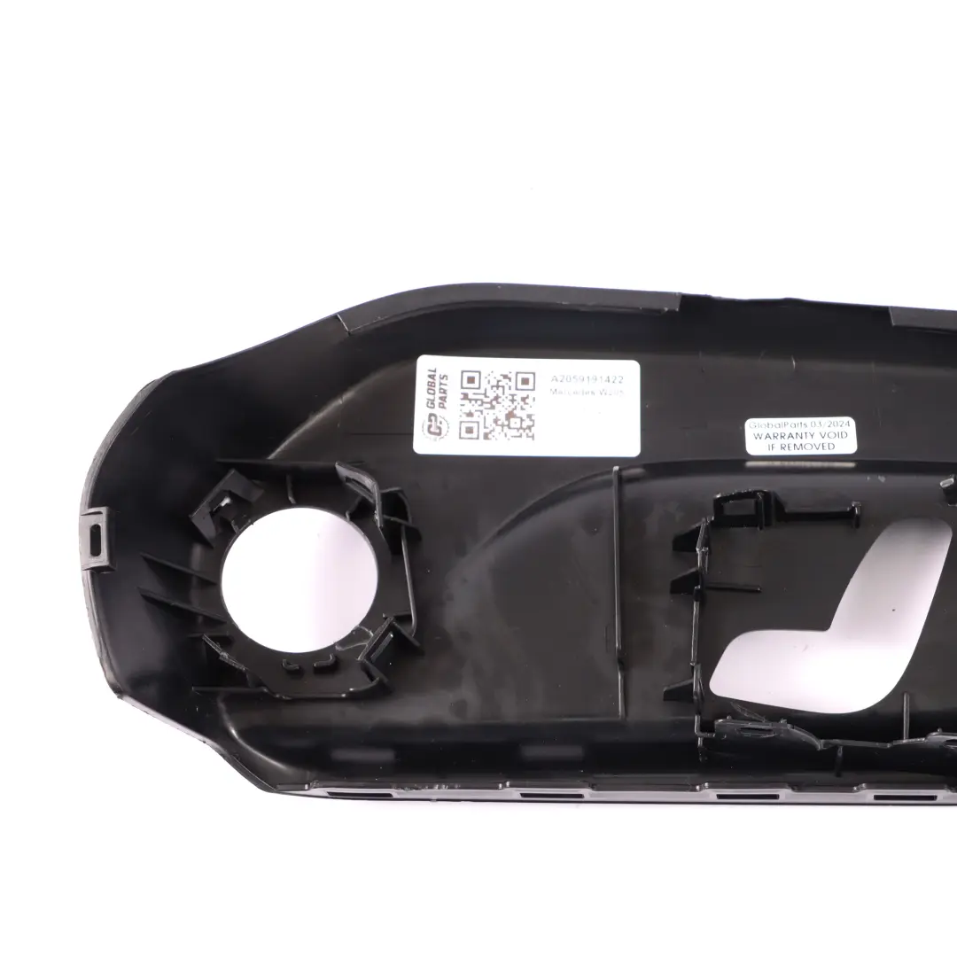 Seat Cover Mercedes W205 W213 Front Right O/S Outer Trim Panel Black - SKU A2059191422 - Part number A2059191422