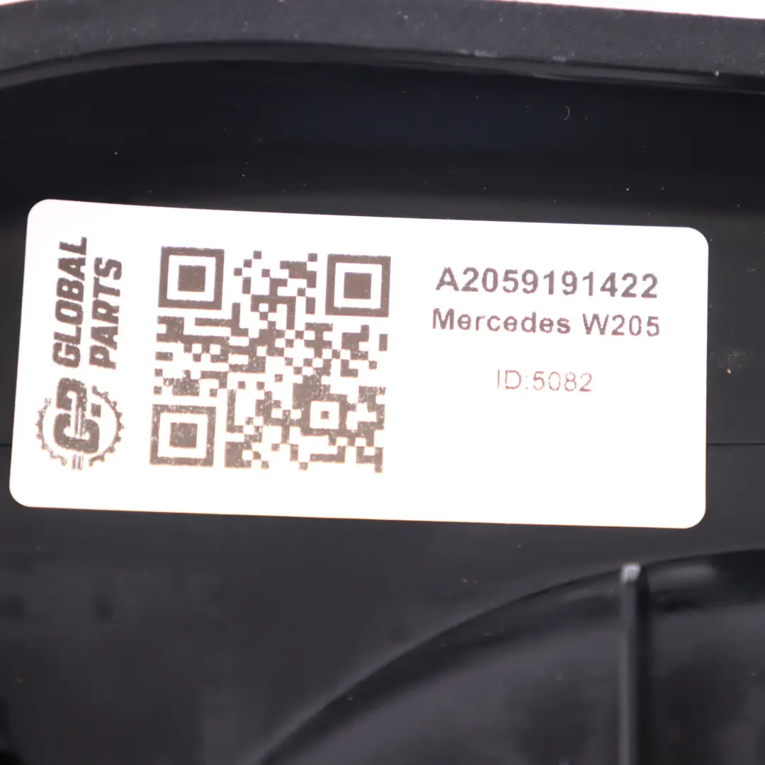 Mercedes W205 W213 Osłona Obudowa Fotela Prawy Przód Czarna - SKU A2059191422 - Numer Części A2059191422