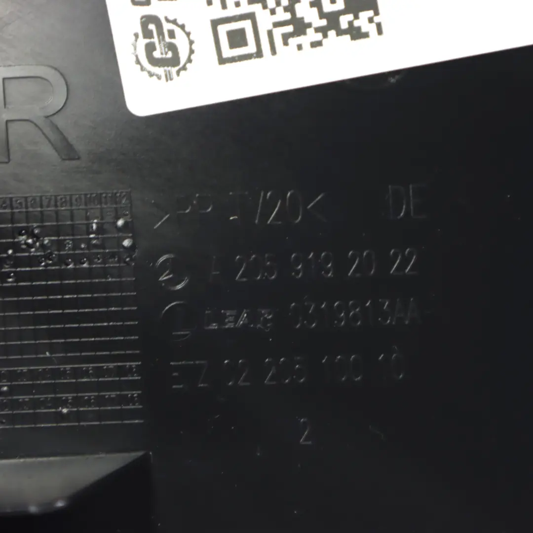 Sitz bezug Mercedes W205 W213 Vorne Rechts Außen verkleidung Schwarz für mit Teilenummer A2059192022 Sitz bezug Mercedes W205 W213 Vorne Rechts Außen verkleidung Schwarz - SKU A2059192022 - Teilenummer A2059192022