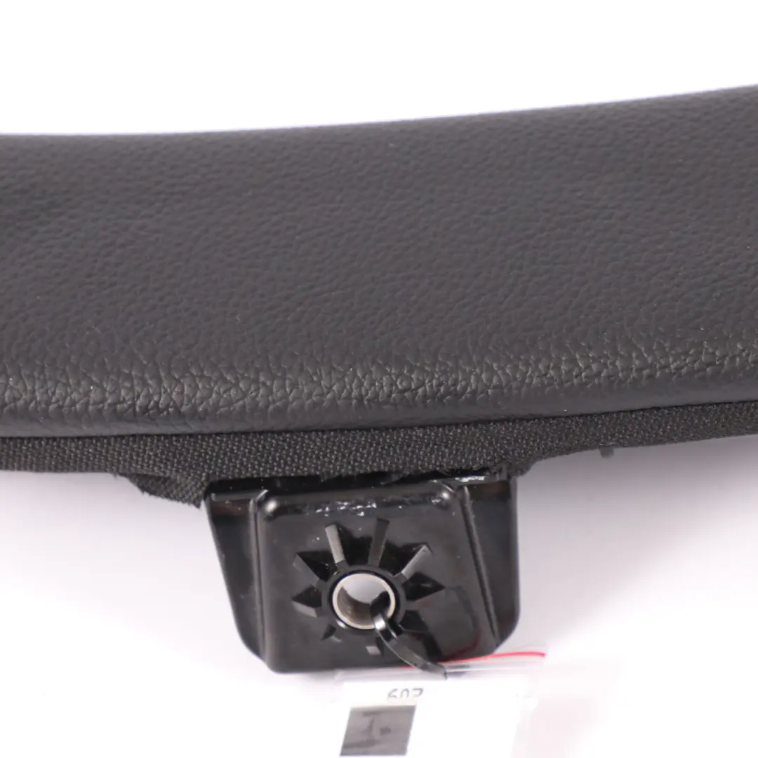 Trim Front Left N/S Head Panel Cover Imitation Leather Black to Mercedes A205 Seat with Part number A2059203702 Mercedes A205 Seat Trim Front Left N/S Head Panel Cover Imitation Leather Black - SKU A2059203702 - Part number A2059203702