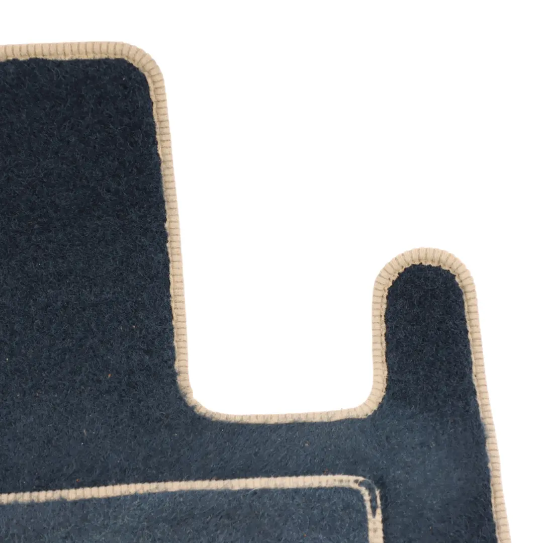 Floor Mats Interior Front Rear Cover Black Beige Border Set to Mercedes C204 C207 with Part number A2076806448 Mercedes C204 C207 Floor Mats Interior Front Rear Cover Black Beige Border Set - SKU A2076806448 - Part number A2076806448