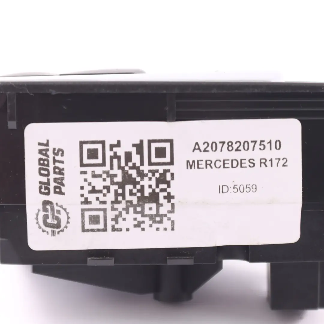  Roof Switch Mercedes SLK R172 A207 R231 Cabriolet Folding Top Control Switch - SKU A2078207510 - Part number A2078207510
