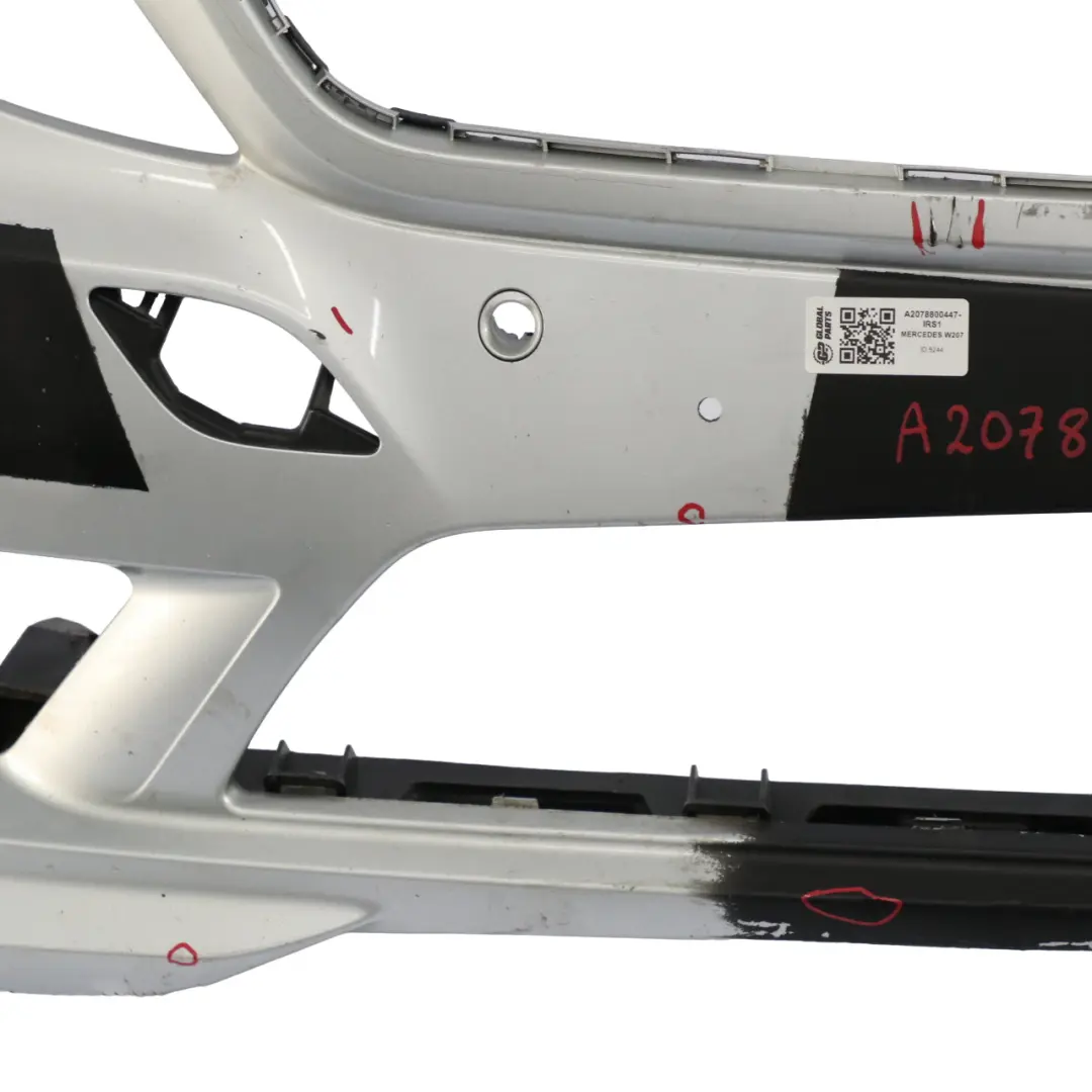 Mercedes W207 Bumper Front Trim Panel AMG Covering Iridium Silver Metallic - 775 - SKU A2078800447-IRS1 - Part number A2078800447