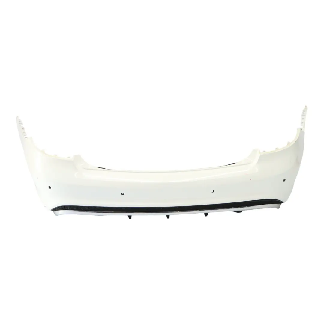W207 Rear Bumper Trim Panel Covering AMG Calcite White - 650 to Mercedes with Part number A2078858125 Mercedes W207 Rear Bumper Trim Panel Covering AMG Calcite White - 650 - SKU A2078858125-CW - Part number A2078858125