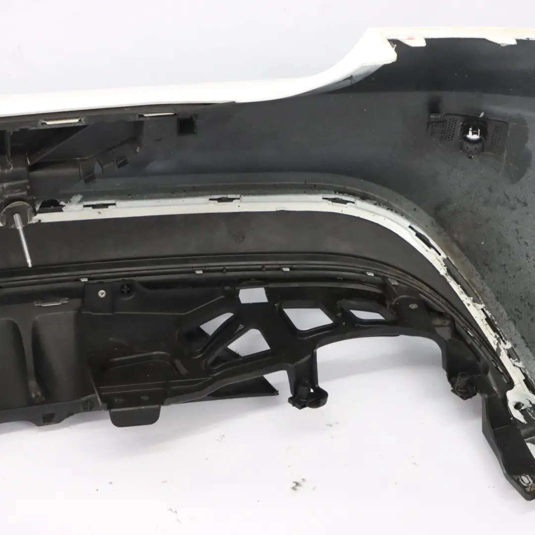 W207 Rear Bumper Trim Panel Covering AMG Calcite White - 650 to Mercedes with Part number A2078858125 Mercedes W207 Rear Bumper Trim Panel Covering AMG Calcite White - 650 - SKU A2078858125-CW - Part number A2078858125