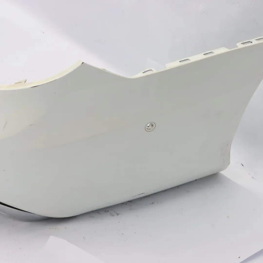W207 Rear Bumper Trim Panel Covering AMG Calcite White - 650 to Mercedes with Part number A2078858125 Mercedes W207 Rear Bumper Trim Panel Covering AMG Calcite White - 650 - SKU A2078858125-CW - Part number A2078858125