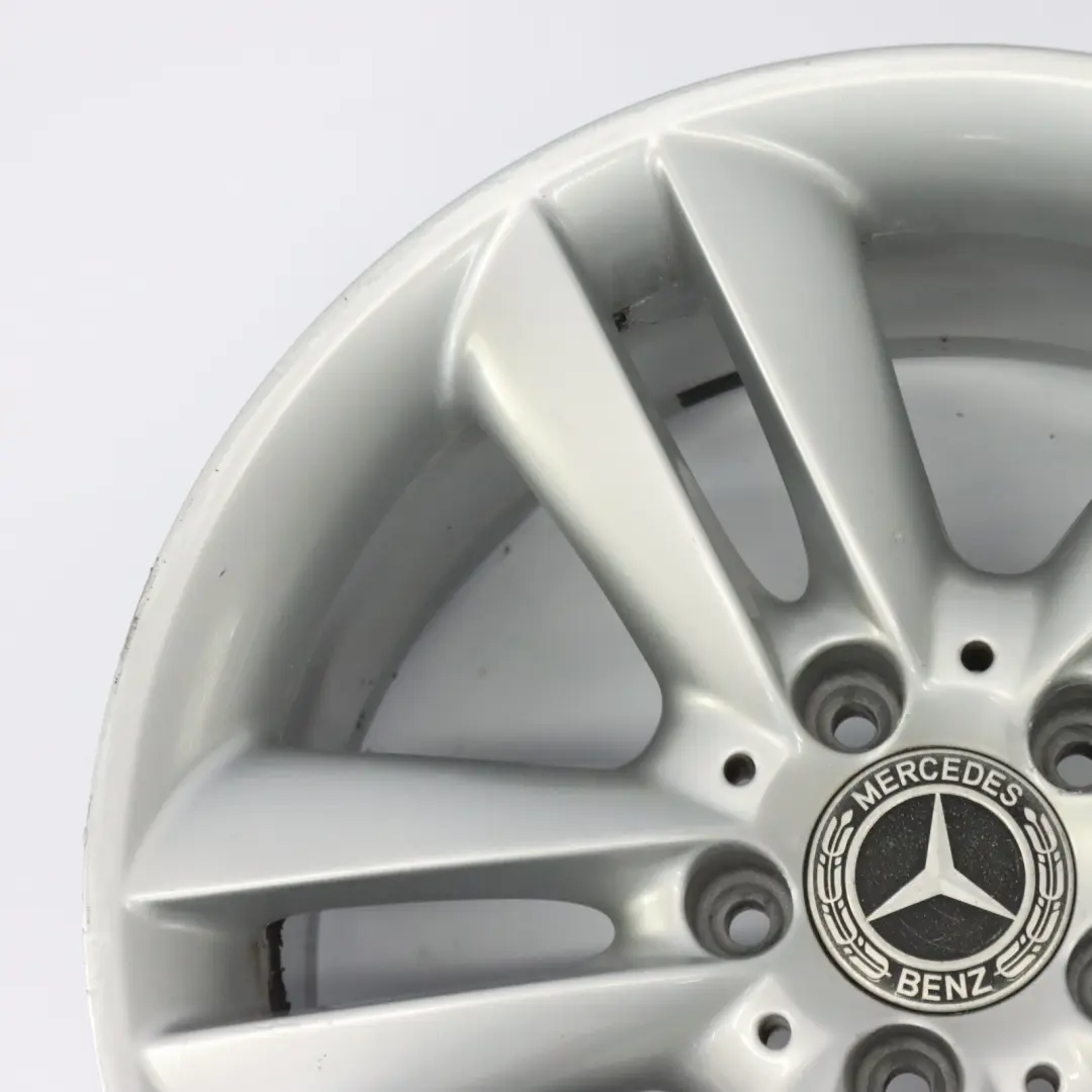 Mercedes C209 llanta de aleación plata de doble radio 17 "8.5J ET:30 - SKU A2094014302-1 - Número de pieza A2094014302