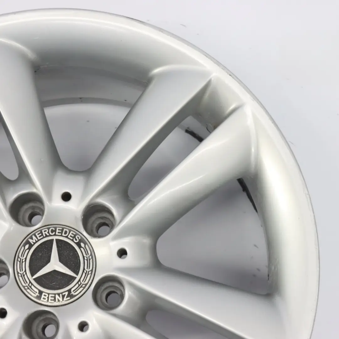 Mercedes C209 Jante Alliage Argentée Double Rayon 17" 8.5J ET:30 - SKU A2094014302-1 - Numéro de pièce A2094014302