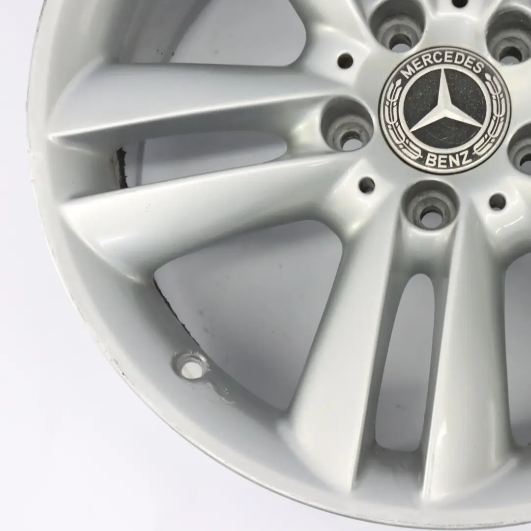 Mercedes C209 llanta de aleación plata de doble radio 17 "8.5J ET:30 - SKU A2094014302-1 - Número de pieza A2094014302