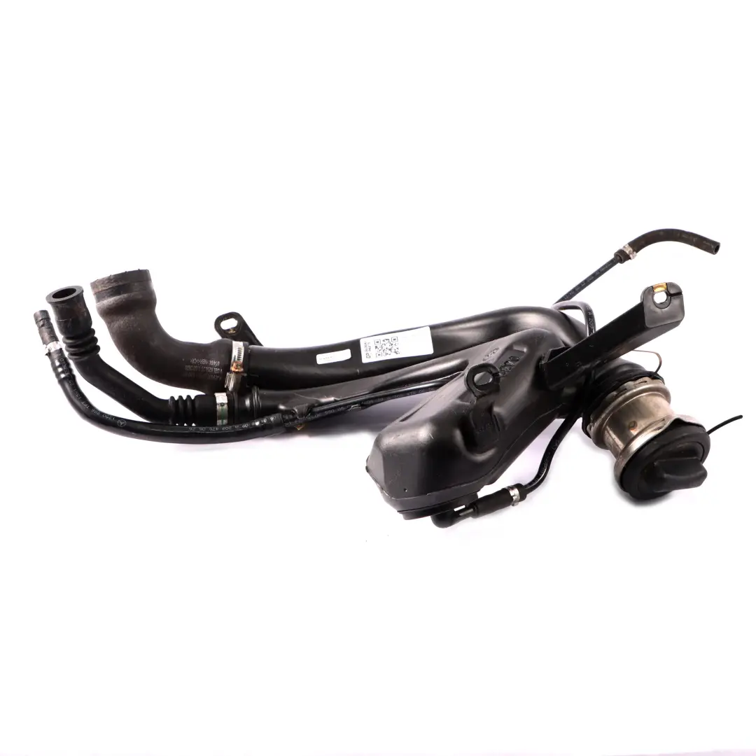 Filler Neck Pipe Hose Line to Mercedes A209 Cabrio Petrol Fuel Tank with Part number A2094700920 Mercedes A209 Cabrio Petrol Fuel Tank Filler Neck Pipe Hose Line - SKU A2094700920 - Part number A2094700920
