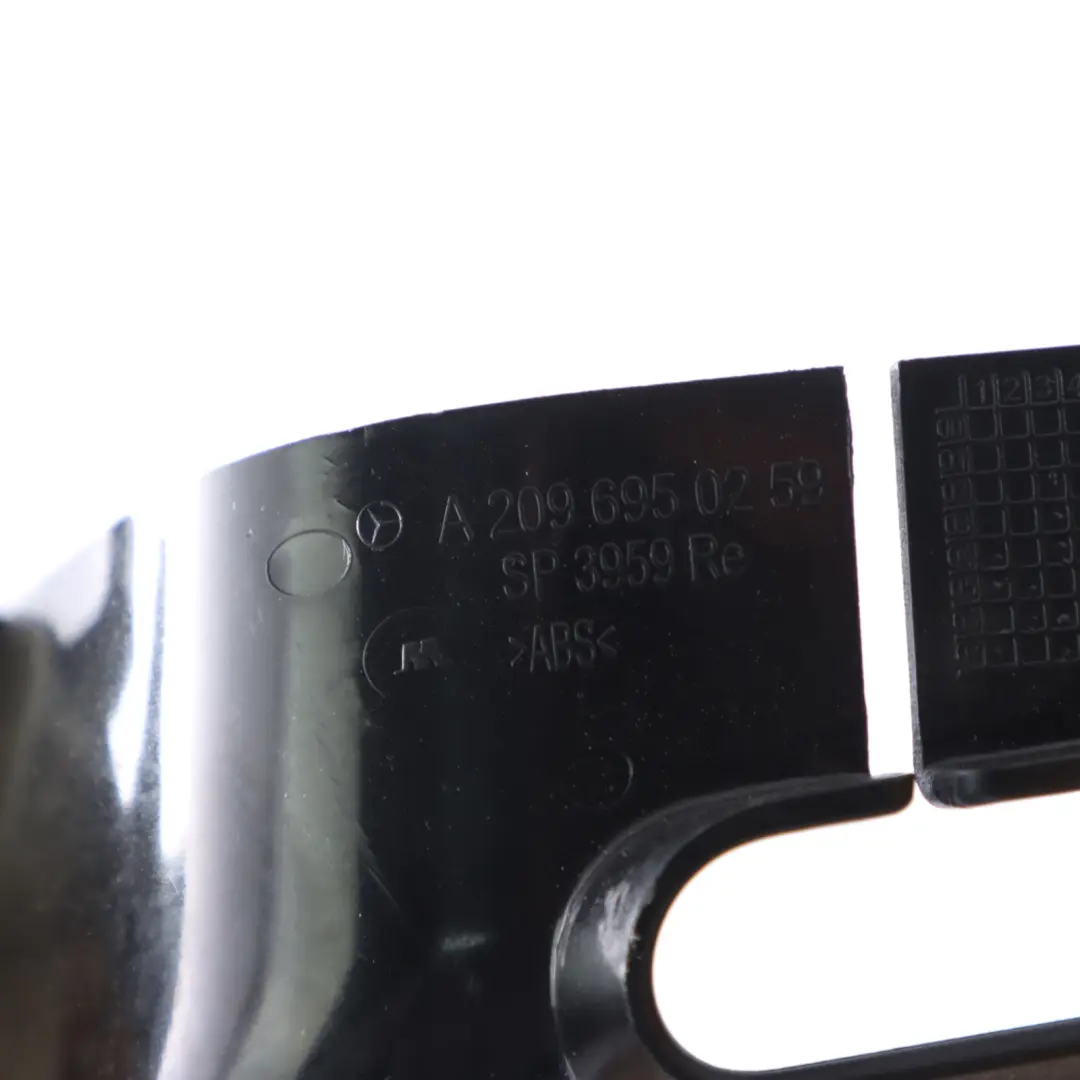 Pilar Cubre Mercedes C209 W209 Panel Trasero Derecho Negro para C con número de pieza A2096900625 C Pilar Cubre Mercedes C209 W209 Panel Trasero Derecho Negro - SKU A2096900625-1 - Número de pieza A2096900625