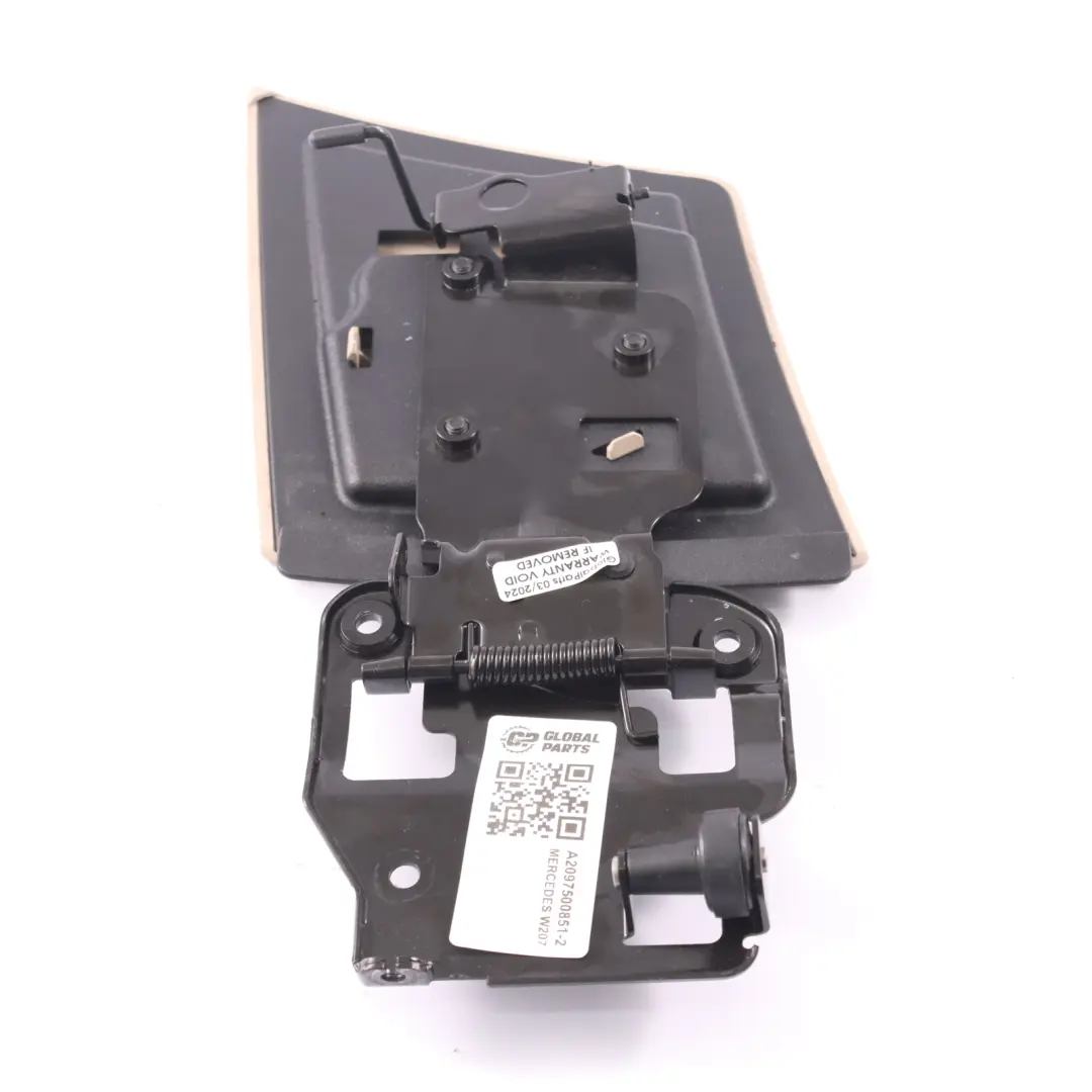 Mercedes A207 W207 Cabrio Hinten Rechts Klappverdeck Scharnier Abdeckung Beige - SKU A2097500851-2 - Teilenummer A2097500851