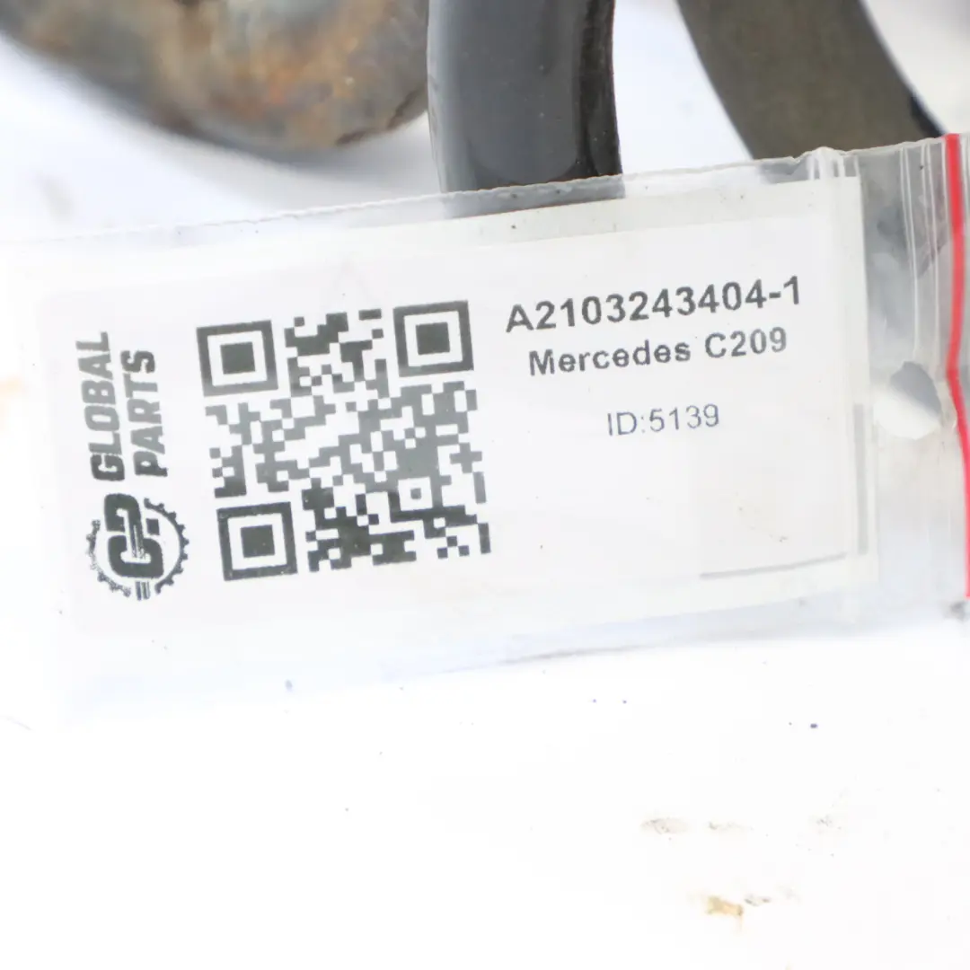 Resorte helicoidal Eje trasero Suspensión Set 2X Marcado Amarillo para Mercedes C209 con número de pieza A2103243604 Mercedes C209 Resorte helicoidal Eje trasero Suspensión Set 2X Marcado Amarillo - SKU A2103243404-1 - Número de pieza A2103243604