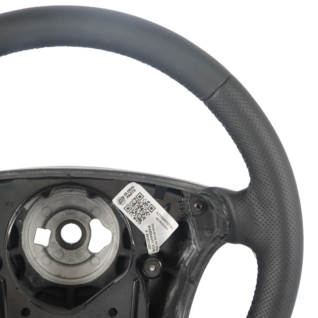 W208 A208 NEW Black Leather Steering Wheel to Mercedes W210 S210 CLK C208 with Part number A2104600203 Mercedes W210 S210 CLK C208 W208 A208 NEW Black Leather Steering Wheel - SKU A2104600203-1 - Part number A2104600203