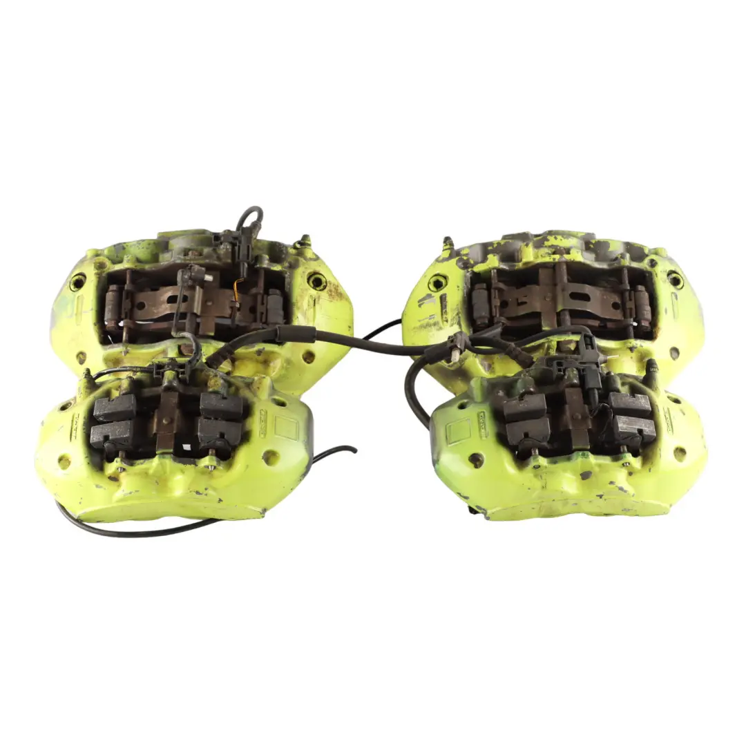 Brake Caliper Set Mercedes W212 E 63 AMG Rear Left Right Wheel Brembo Brake Set to with Part number A2124212998 Brake Caliper Set Mercedes W212 E 63 AMG Rear Left Right Wheel Brembo Brake Set - SKU A2124212998-2 - Part number A2124212998