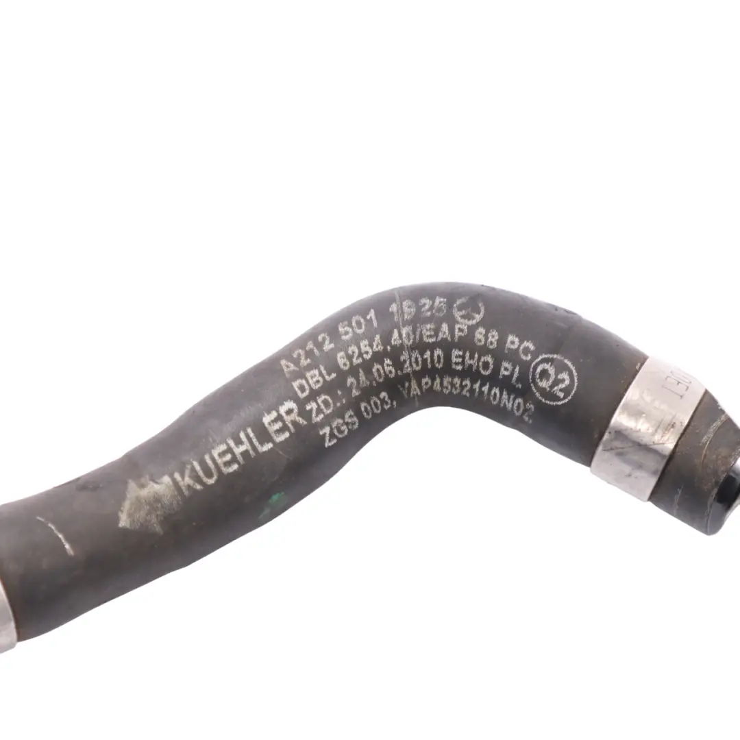 Mercedes W212 Expansion Tank Cooler Cooling Pipe Hose Line - SKU A2125013825-1 - Part number A2125013825