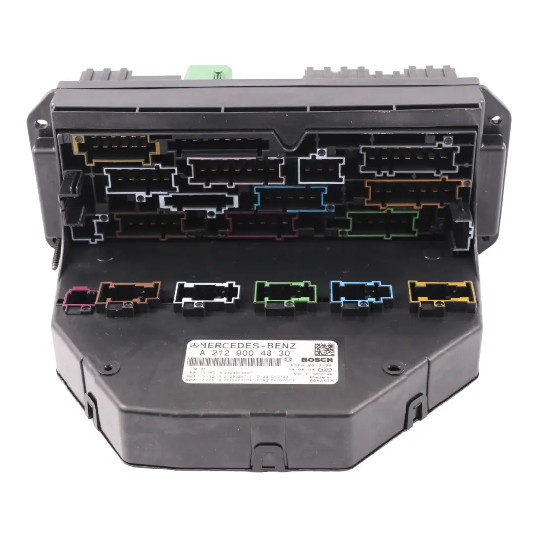 Scatola SAM Modulo unità di controllo relè per Mercedes SLK R172 W212 con numero di parte A2129004830 Mercedes SLK R172 W212 Scatola SAM Modulo unità di controllo relè - SKU A2129004830 - Numero di parte A2129004830