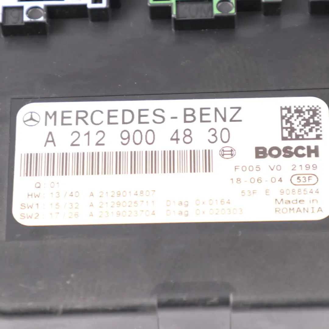 Boîte à fusibles arrière Module de relais SAM Mercedes SLK R172 W212 - SKU A2129004830 - Numéro de pièce A2129004830