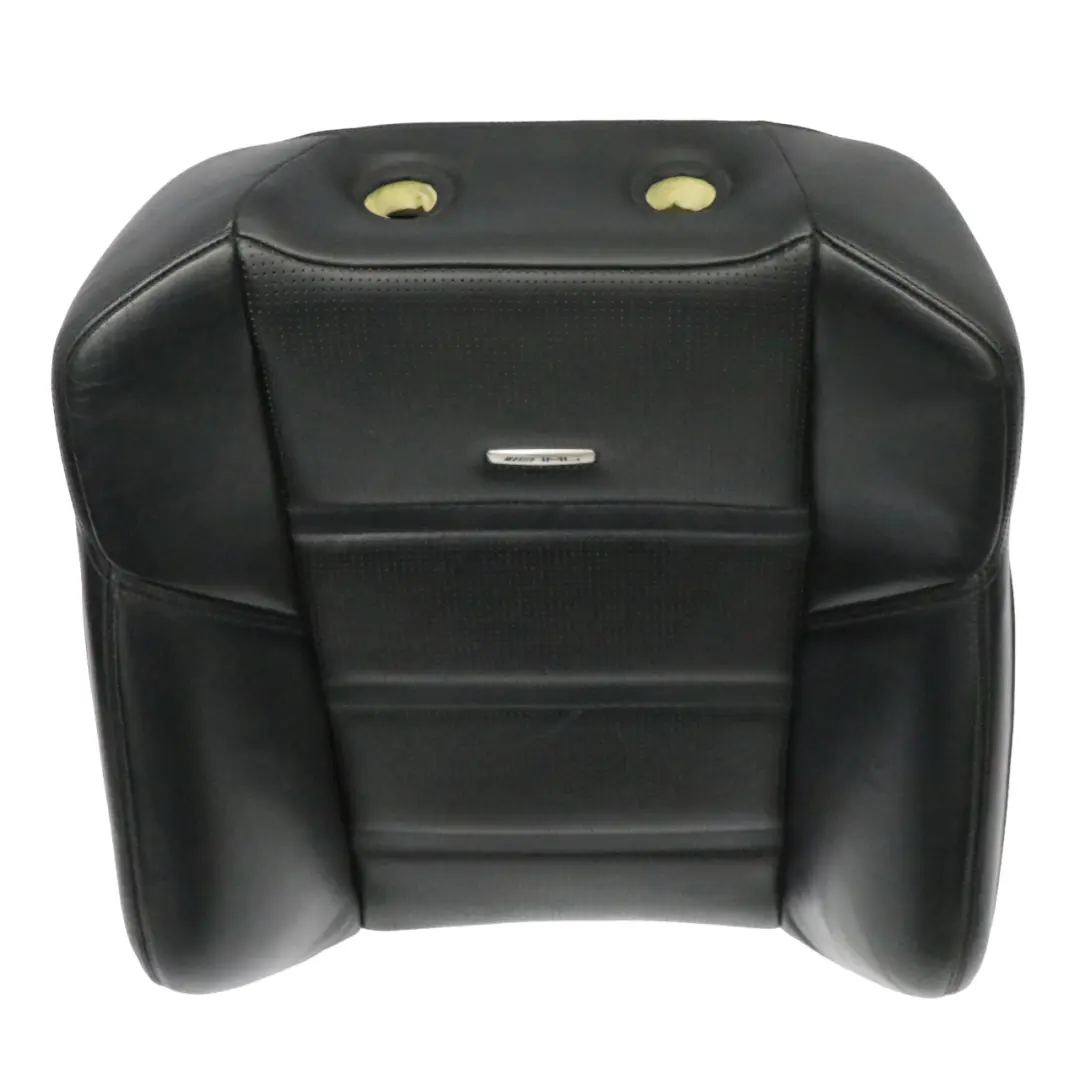 Mercedes W212 AMG Front Seat Backrest Cover Left N/S Heated Leather Black - SKU A2129106300 - Part number A2129106300