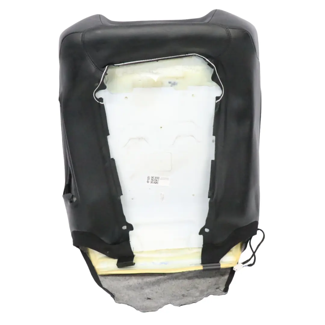 Mercedes W212 AMG Front Seat Backrest Cover Left N/S Heated Leather Black - SKU A2129106300 - Part number A2129106300