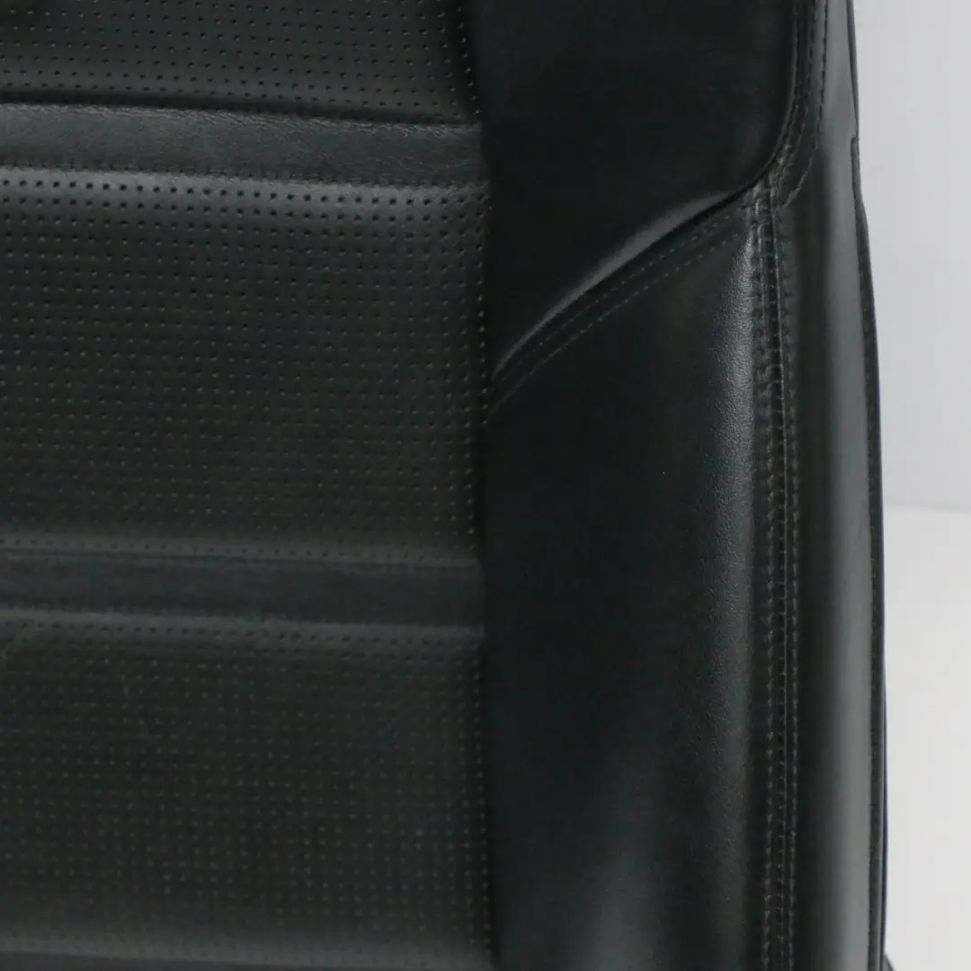 Mercedes W212 AMG Protège-dossier de siège avant gauche Cuir chauffant Noir - SKU A2129106300 - Numéro de pièce A2129106300