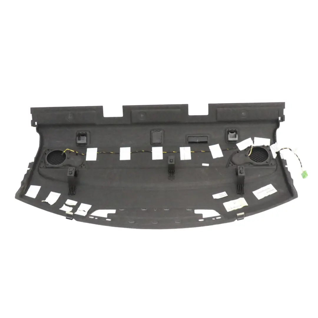 Mercedes W213 Parcel Shelf Rear Window Trim Panel Cover Black - SKU A2136908705 - Part number A2136908705