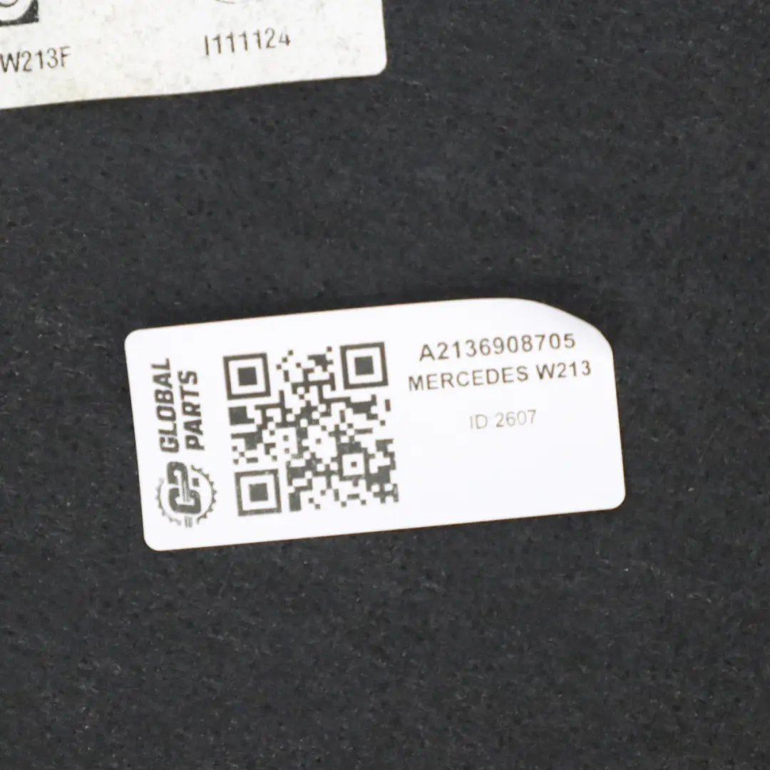 Mercedes W213 Hutablage Heckscheibenverkleidung Abdeckung Schwarz - SKU A2136908705 - Teilenummer A2136908705